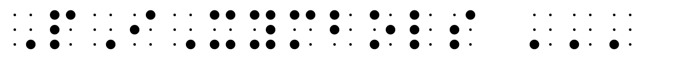 PIXymbols BrailleReader Regular